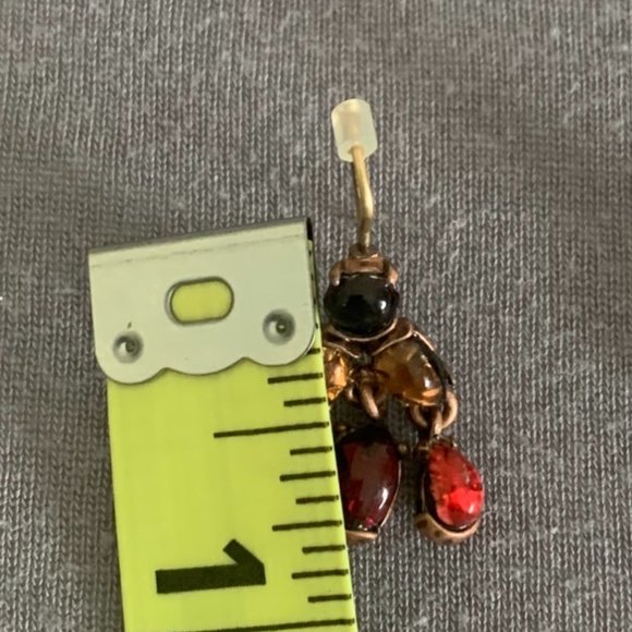 2/$25 Red/Gold Beaded Necklace and Earring set - Picture 9 of 10